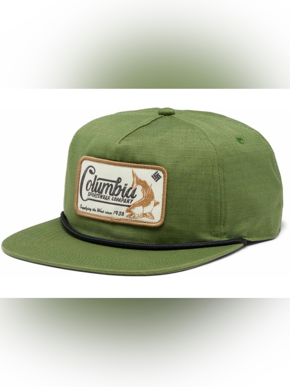 Columbia Men's Ratchet Strap Snap Back Color Canteen Flawed